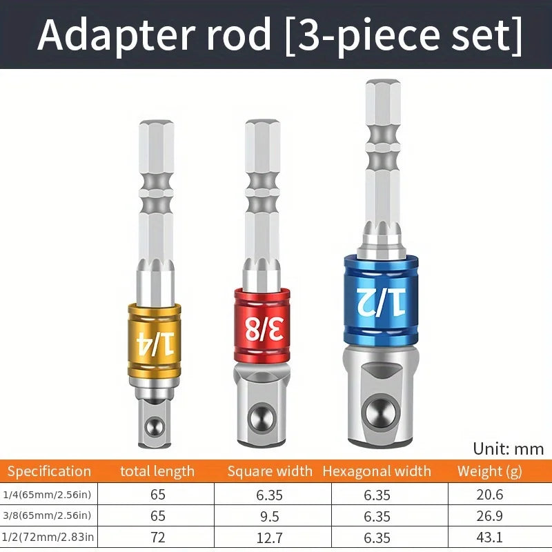 Internal Hexagonal Handle Universal Drill Bit Screwdriver Impact