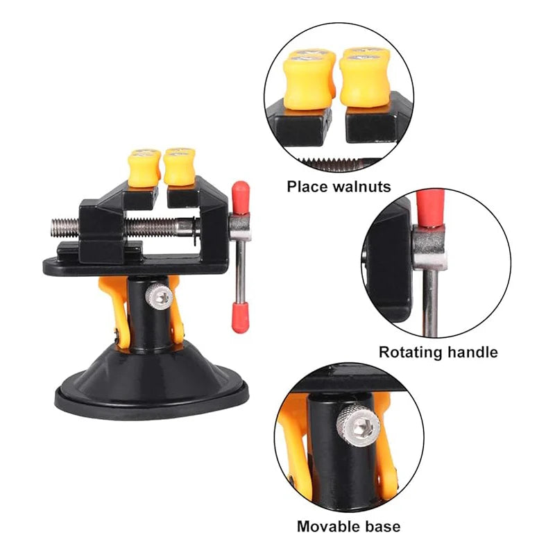 Jewelry Vice Vise Stand Rotatable Drill Press Universal Mini Table