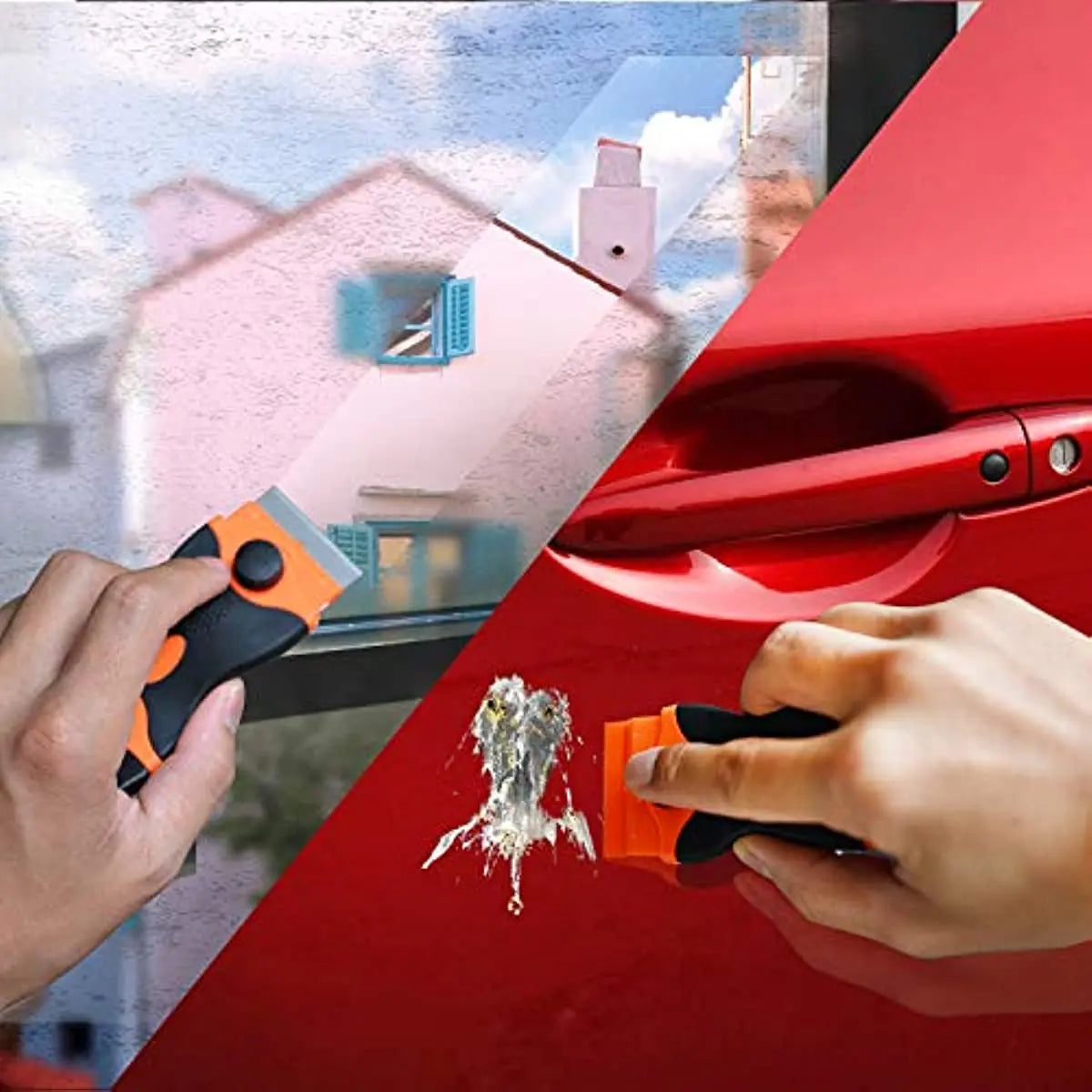 21pcs Razor Blade Scraper Double Edge Razor Scraper Remover Tool