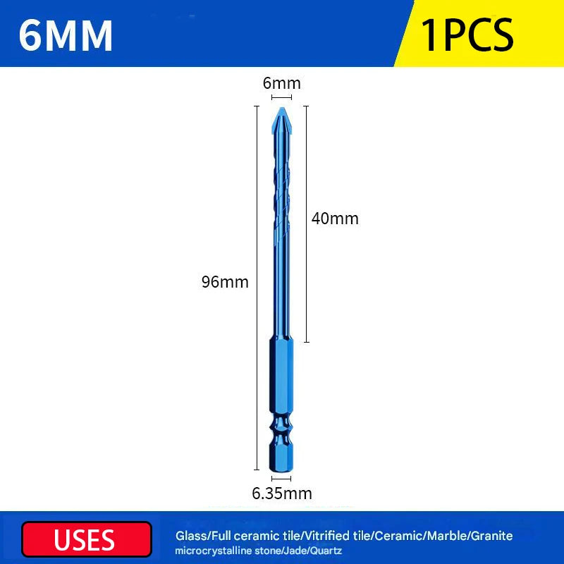 10/5/2PCS Eccentric Drill Bits Set Ceramic Tile Drill Bit Set