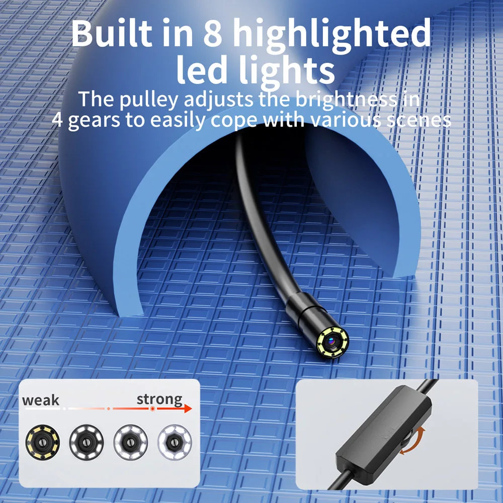 iOS Endoscope Camera for iOS System HD 960P Inspection Sewer
