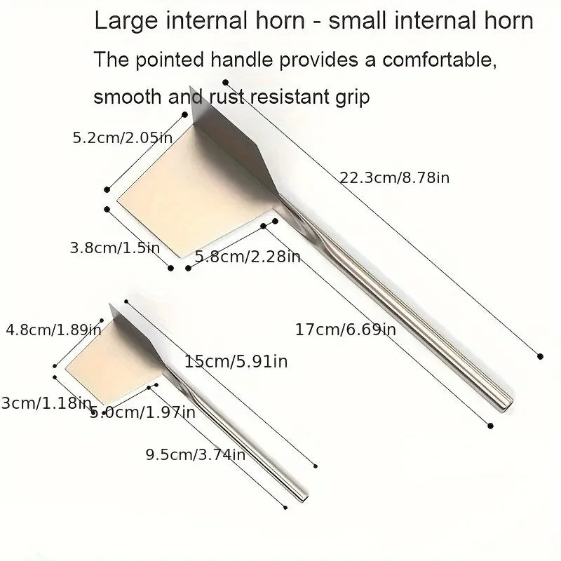 4PC Stainless Steel Putty Knife Drywall Scrapers for Construction