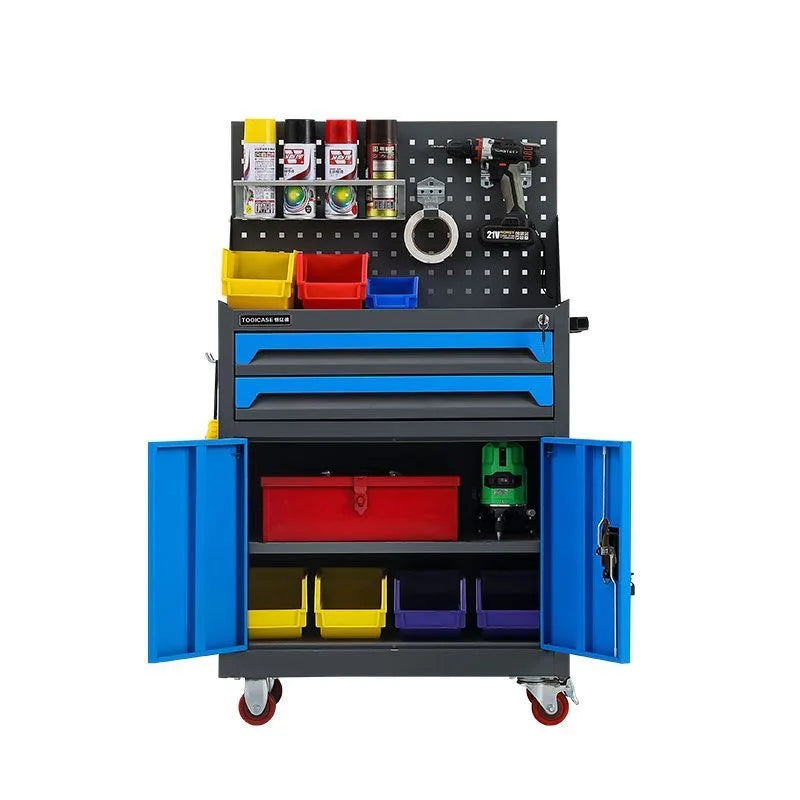 Heavy-Duty Mobile Metal Tool Storage Cabinet – Auto Repair Workshop