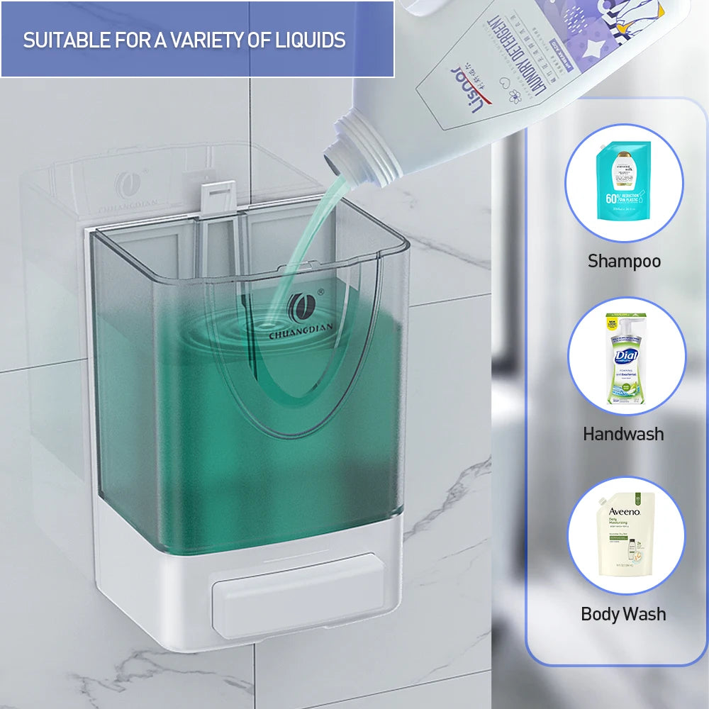 Hand Dispenser Soap for Wall Liquid Soap Bottle Hand Gel Sanitizer