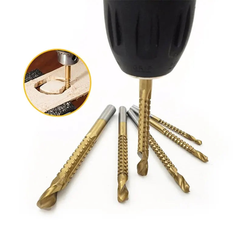 HSS Drill Woodwork Hand Electric Drill Drilling Bit Serrated Twist