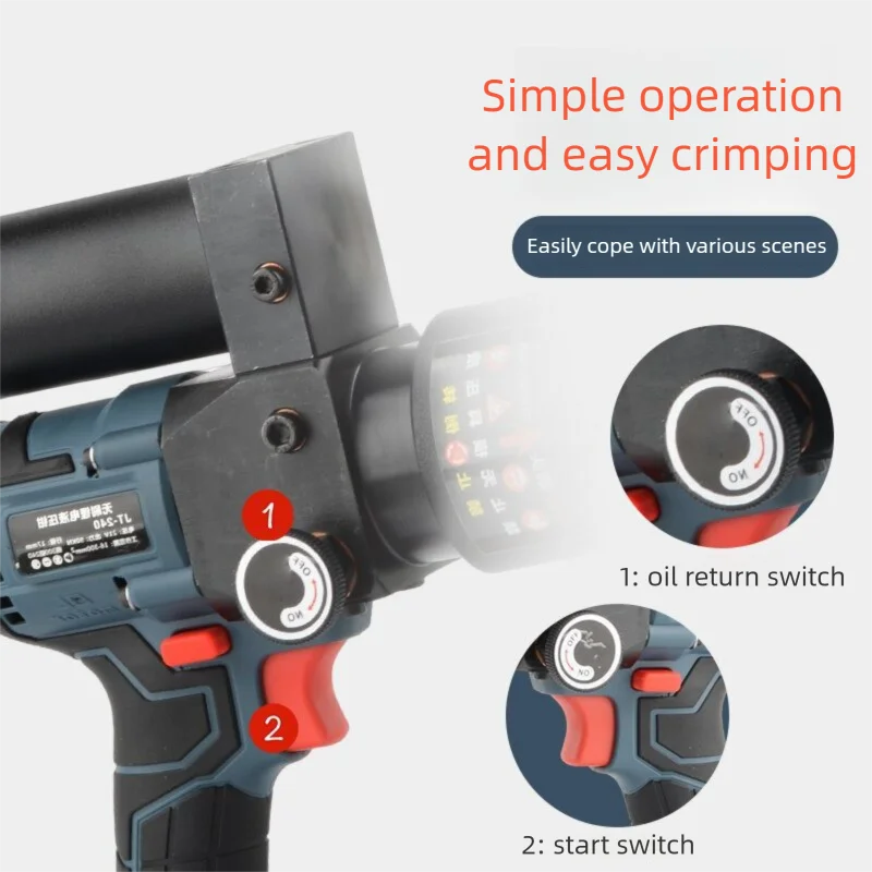 10-240mm Rechargeable Electric Hydraulic Wire Clamp Nippers SL240