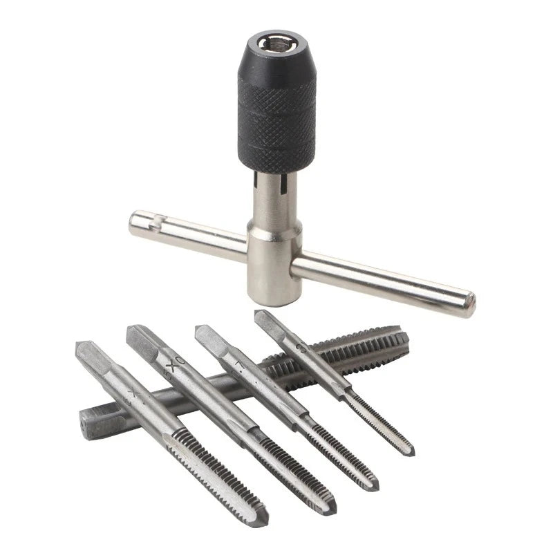 T-Handle Wrench M3 M4 M5 M6 M8 Hand Tap Reamer Thread Tapping Tool