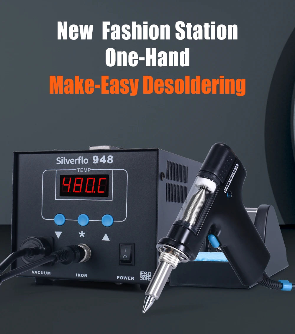 948 Desoldering Station 90W Desoldering Electric Vacuum Solder Sucker