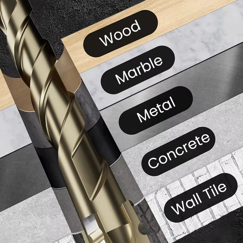 7/6/5/1pcs Carbide Drill Bit Set Four-Blade For Drilling Porcelain