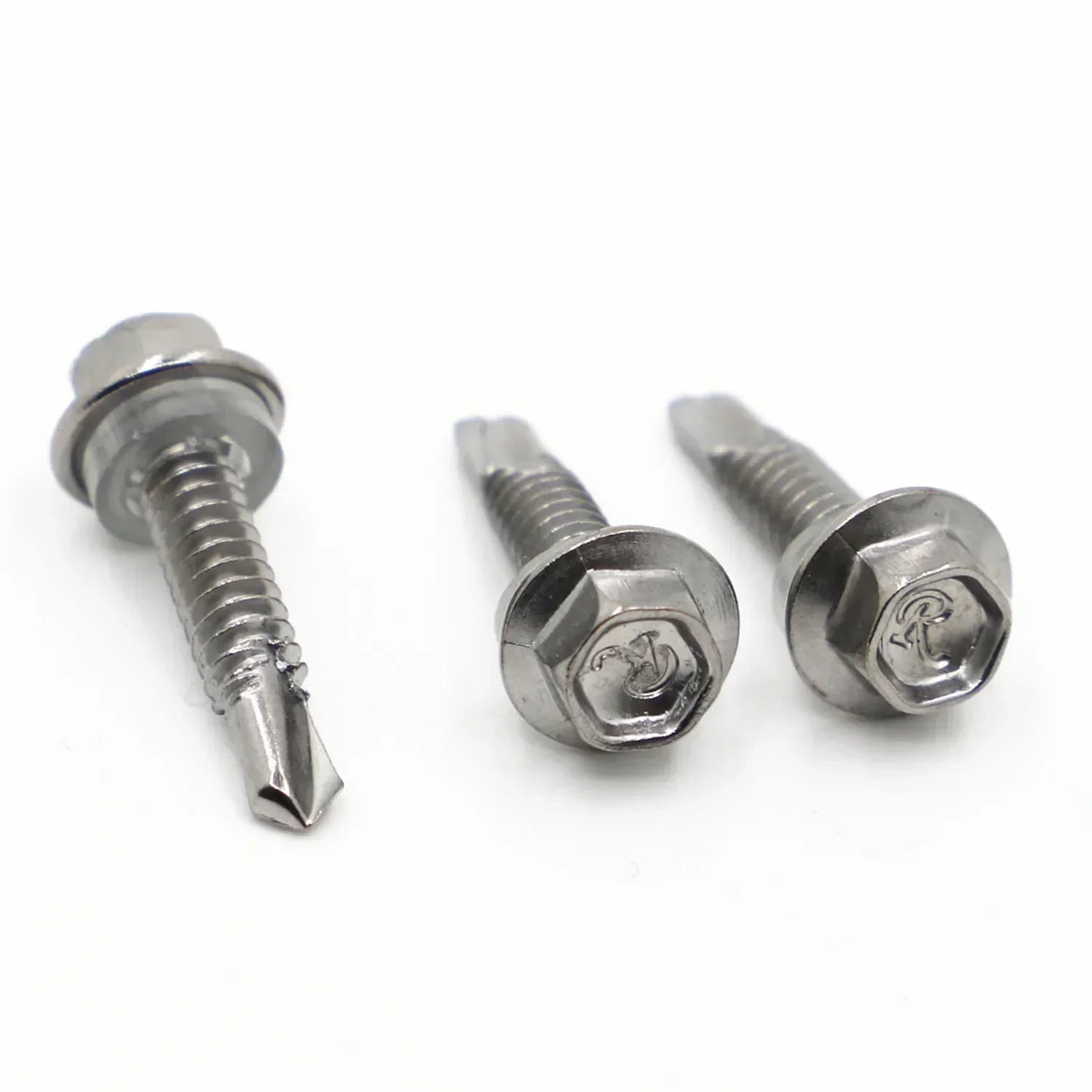 10pcs M5.5 M6.3 410 Stainless Steel Washer Head External Hex Hexagon