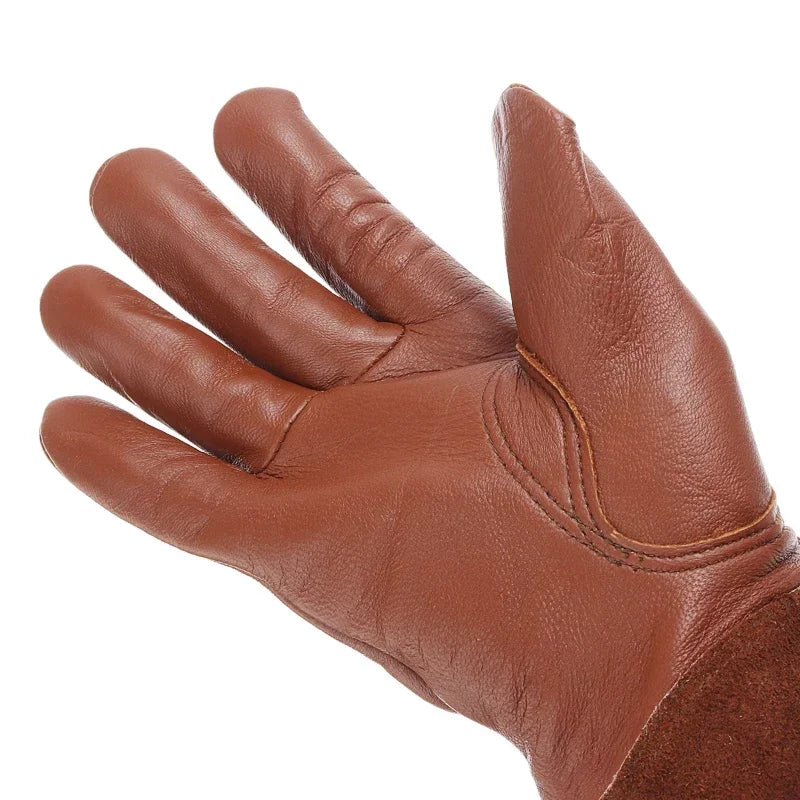 1 Pair Gardening Rose Pruning Gauntlet Heavy Duty Gloves Thorn Proof