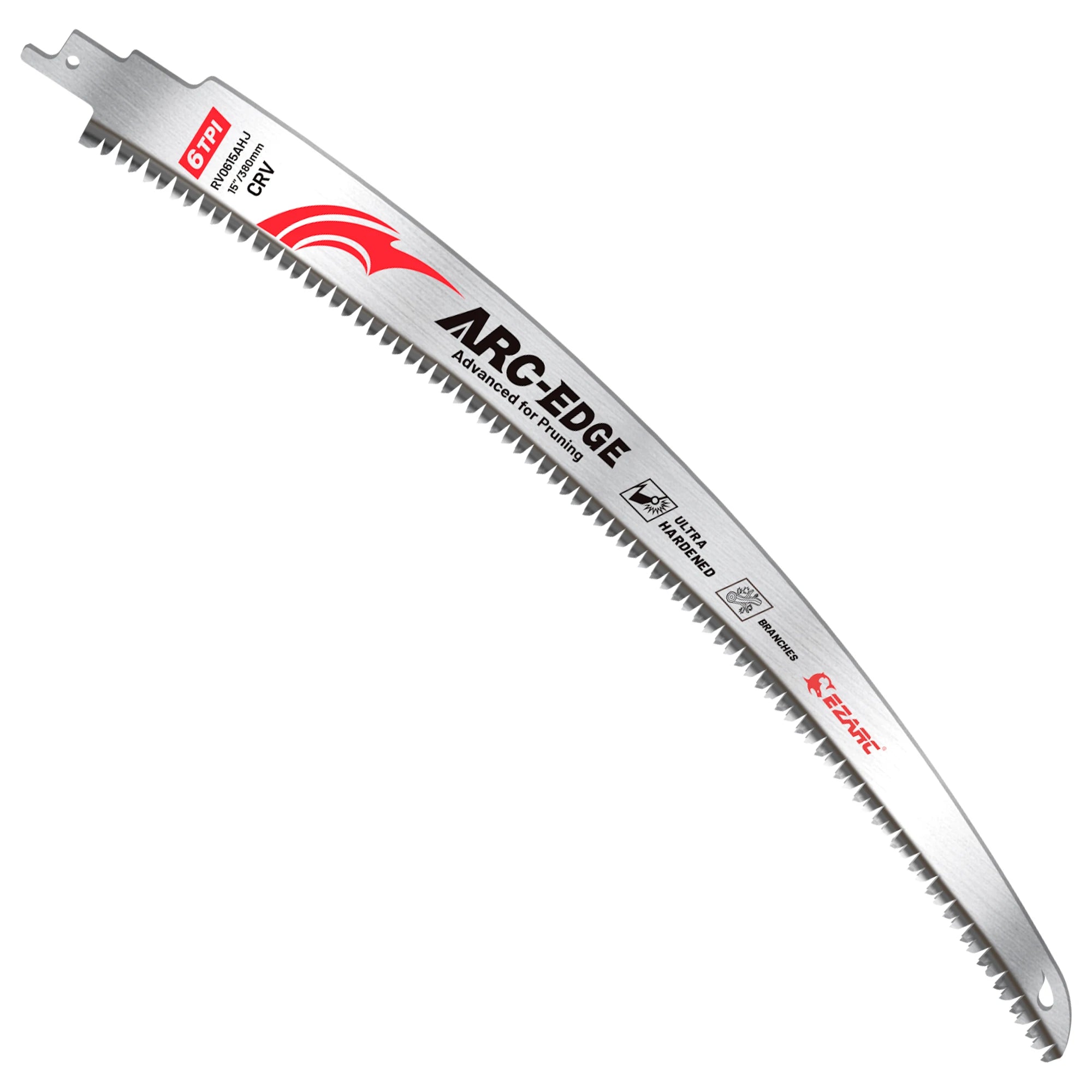 EZARC 15" Japanese Tooth Reciprocating Saw Blade – 6TPI CRV Wood