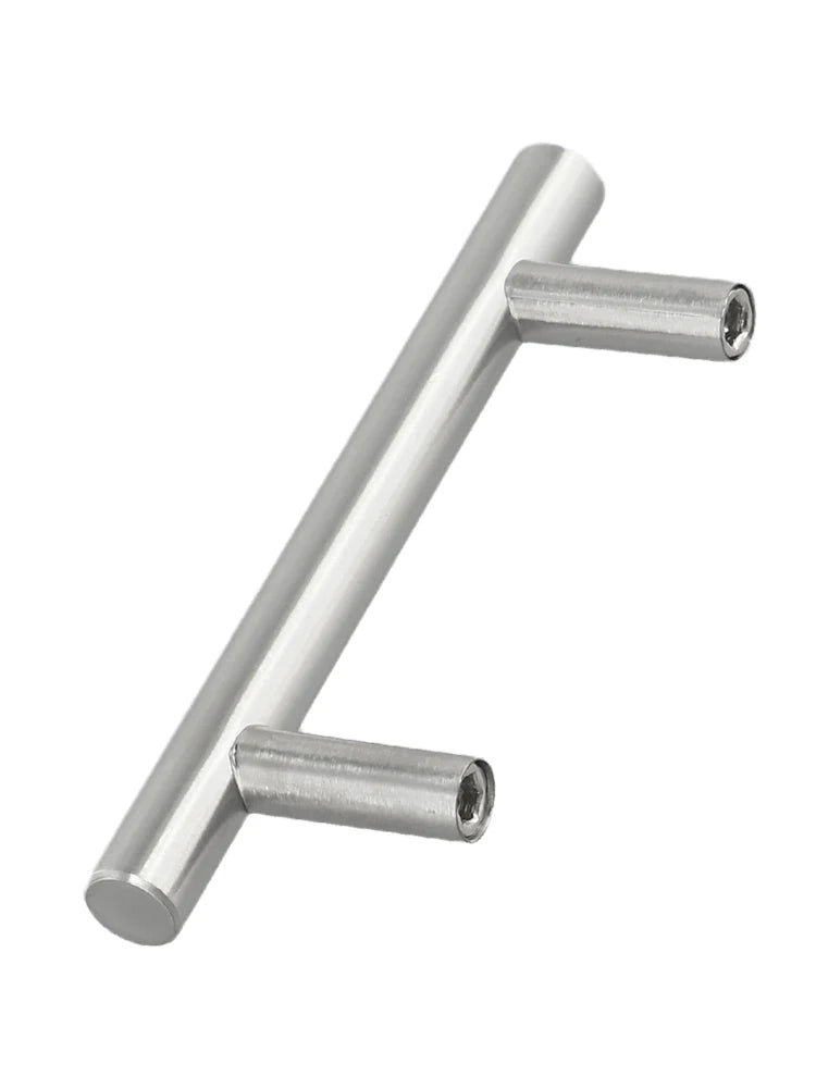 2-14 Inches Handles Stainless Steel Silver T-Type Drawer Cabinet