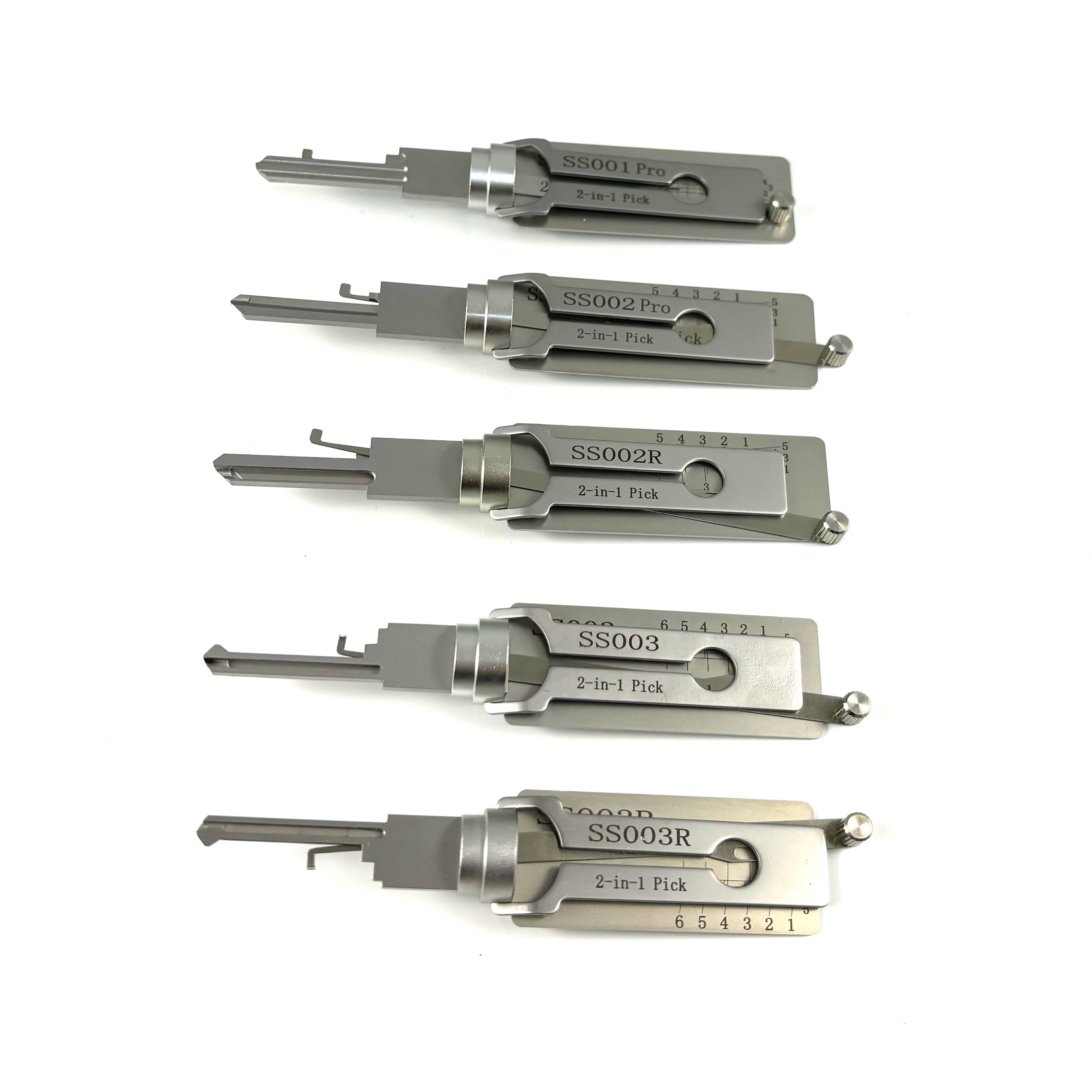 Pro Locksmith Tools for Door Locks,SS001 SS002 SS002R SS003 SS003R 2