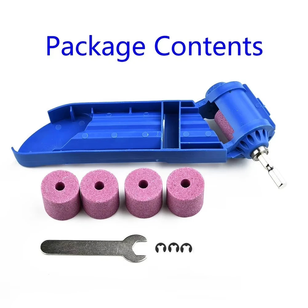 1 Set Portable Drill Bit Sharpener Sharpening Tool Drill Sharpener
