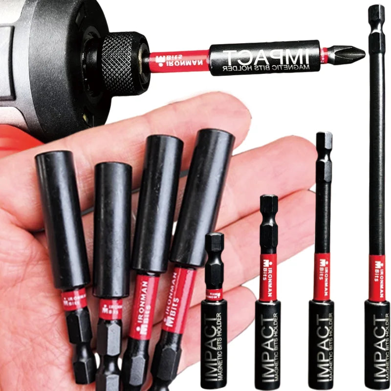Impact Magnetic Screwdriver Bit Extension Socket Drill Bits Holder S2