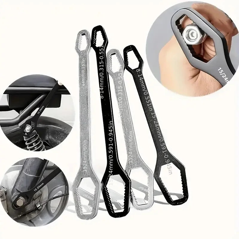 Car Universal Torx Wrench 8-22mm Adjustable Self-tightening Wrench