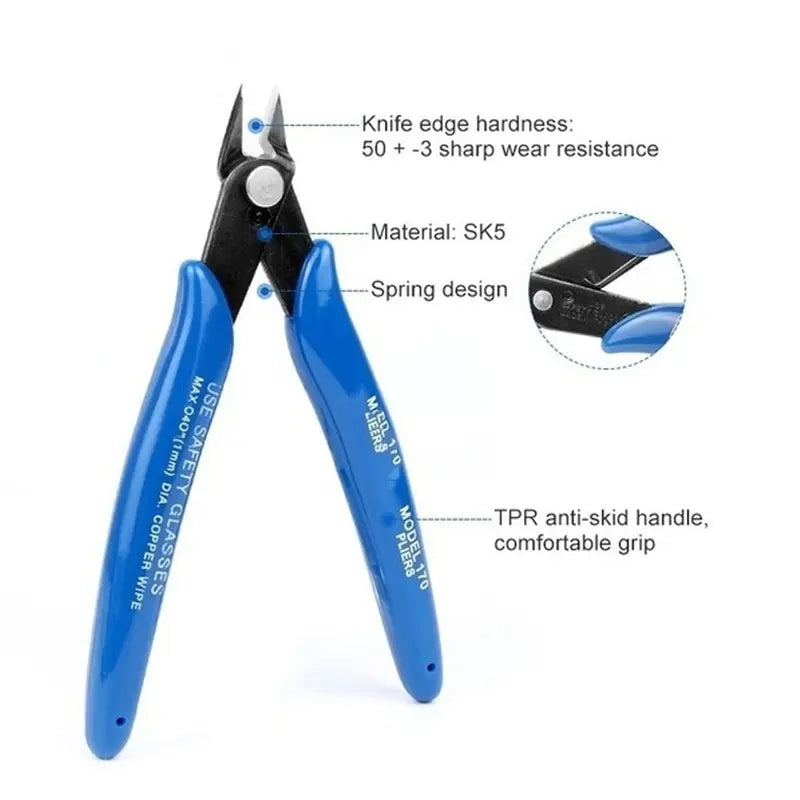 Universal Diagonal Pliers Carbon Steel Pliers Electrical Wire Cable
