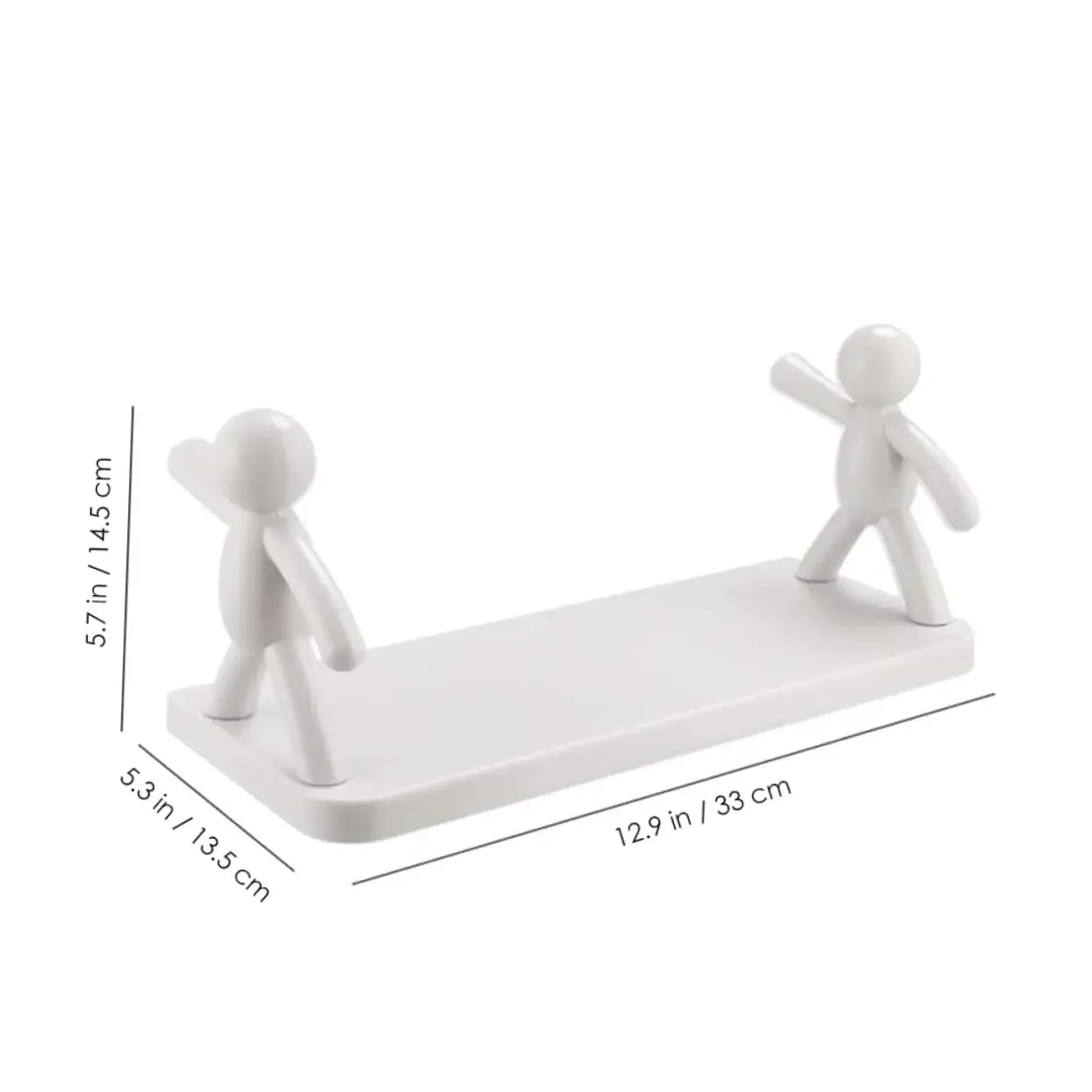 FZCSPEED Cartoon Doll Storage Rack - Self-adhesive Bathroom Wall Rack