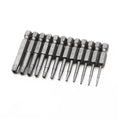 12Pcs Hex Bits Driver Tamper Proof Security Drill Magnetic Bit Set