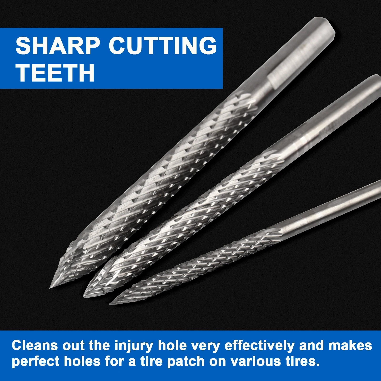 Carbide Carbon Steel Tire Repair Drill Bit Rotary Burrs Drill Bit