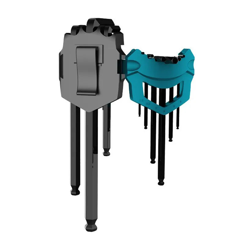 Makita B-65894 Hex Key Wrench Set 9-Piece Multiple Sizes Exagonal