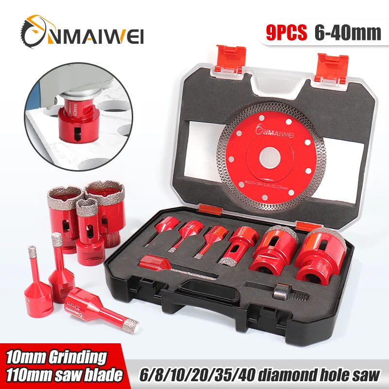 Dry Diamond Ceramic Tile Saw Blade & Grinding Disc Set  - View 1