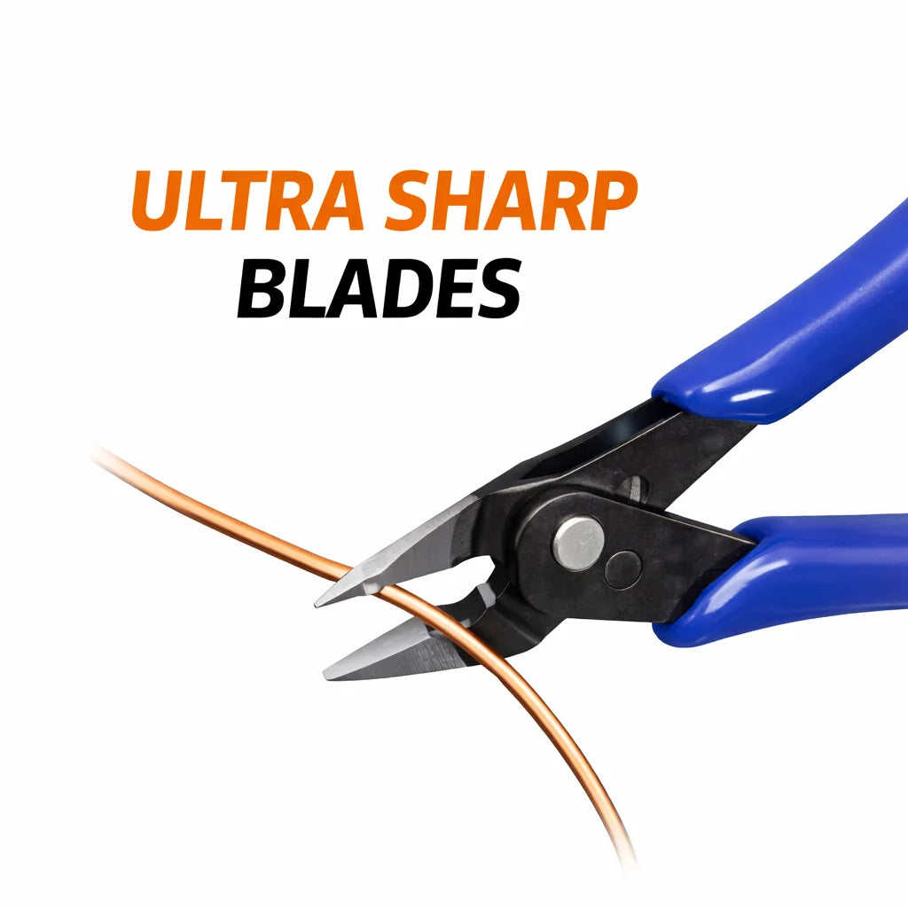1PCS Wire Cutter Cutting Pliers, Precision Side Nippers for DIY
