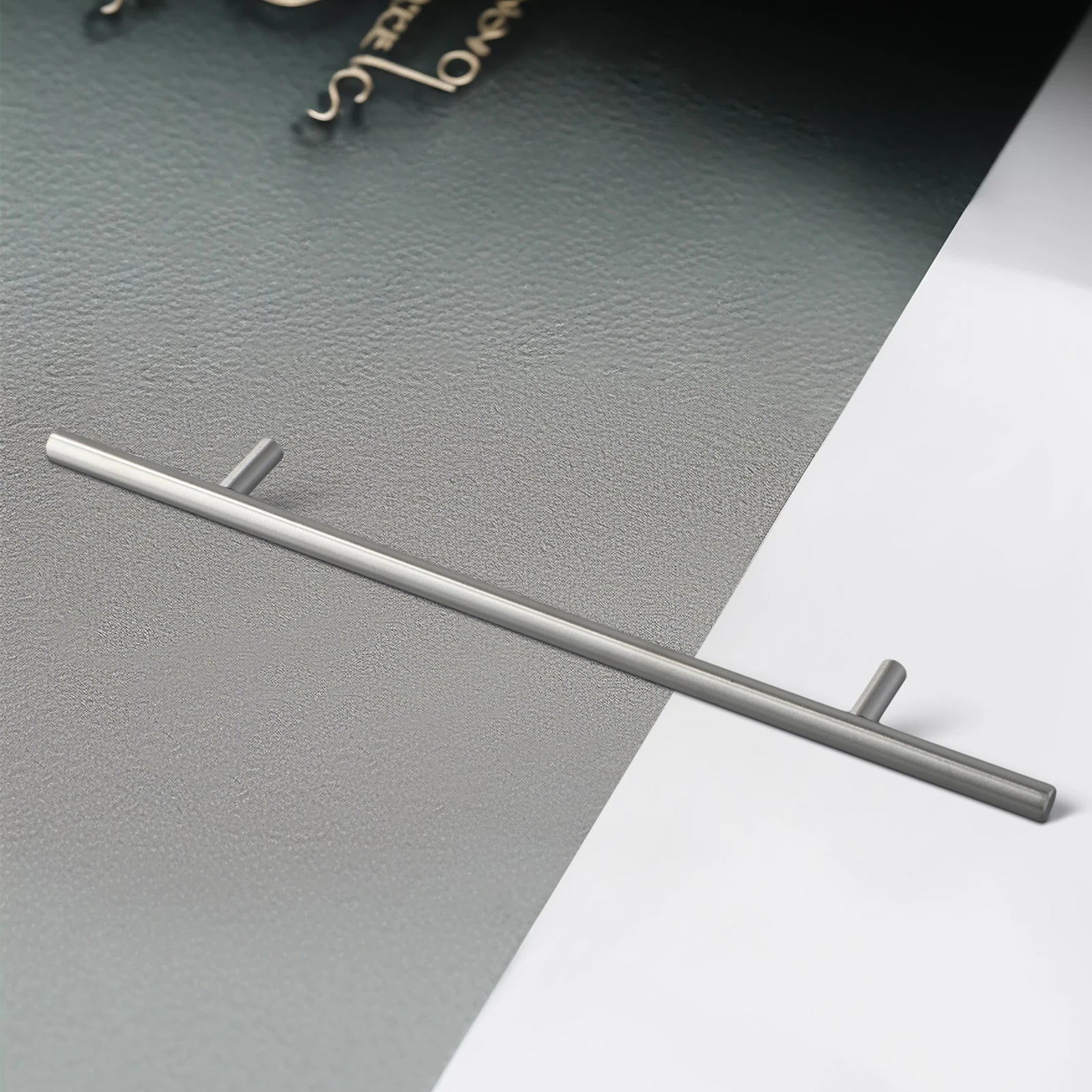 2-14 Inches Handles Stainless Steel Silver T-Type Drawer Cabinet