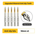 5PCS Ph2 Non-slip Cross Screwdriver Bits Set High Hardness Electric