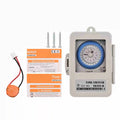 IP53 Mechanical 24hr Timer Switch 96 Settings – AC 100-240V DIN Box