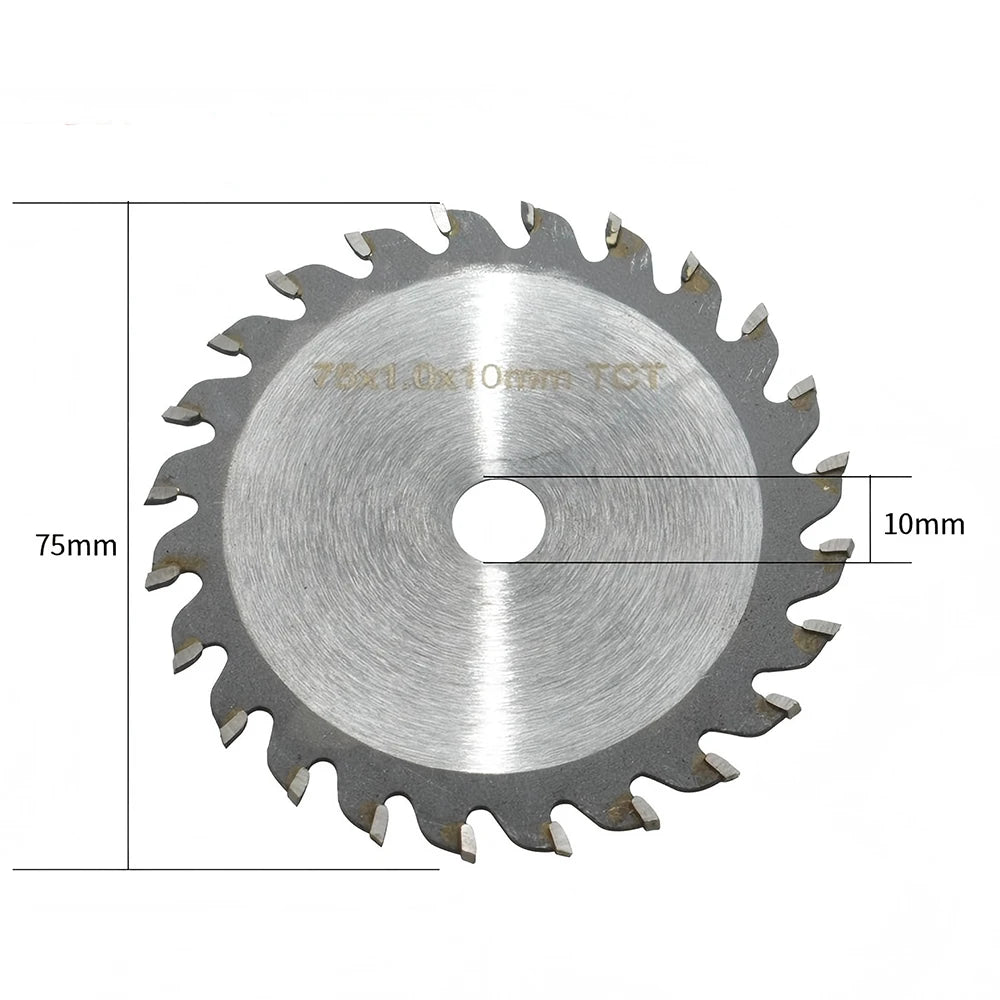 7-Piece 75mm Cutting Disc & Circular Saw Blade Set for Angle Grinder