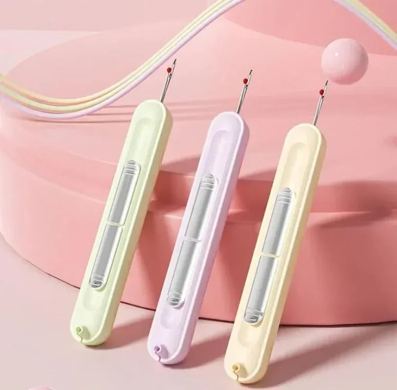 2 In 1 Needle Threader and Seam Ripper Tool Multifunctional Sewing