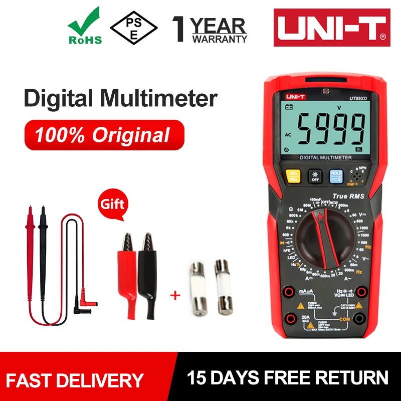 UNI-T UT89XD UT89X True RMS Multimeter Digital Professional