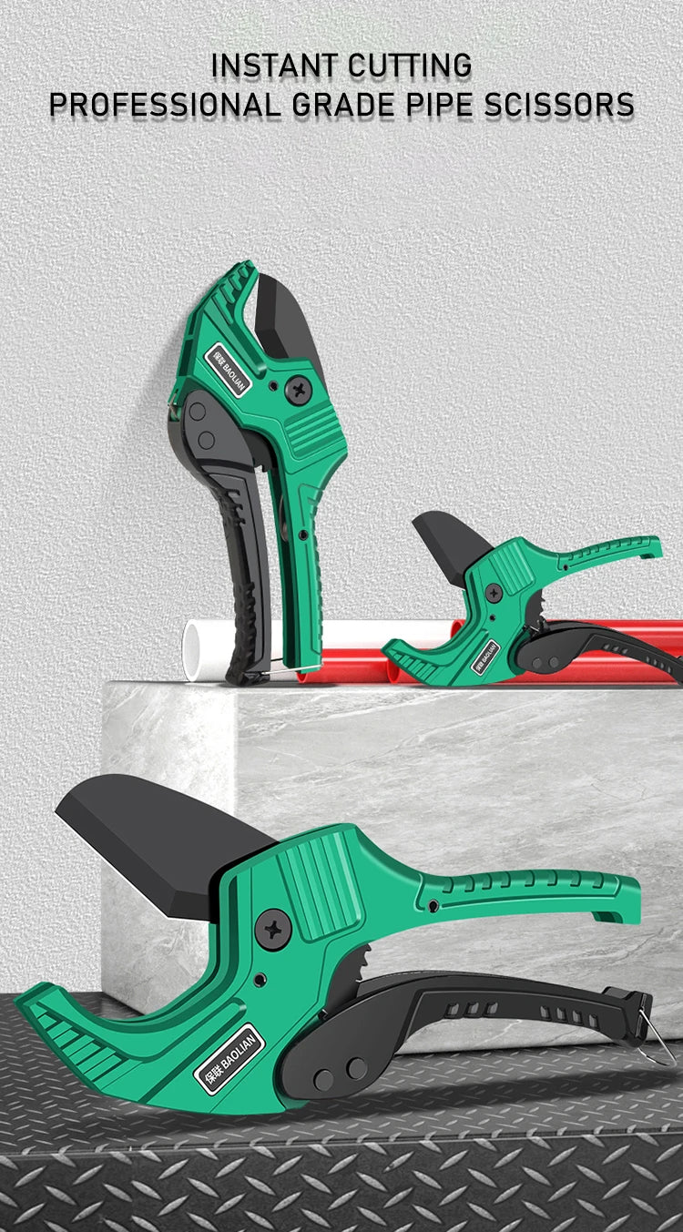 Pipe Cutter 32-42MM Pipe Scissors SK5 Material Ratchet PVC/PU/PP/PE