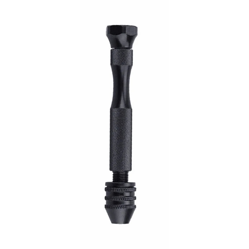 Mini Micro Aluminum Hand Drill With Keyless Chuck HSS Steel Twist