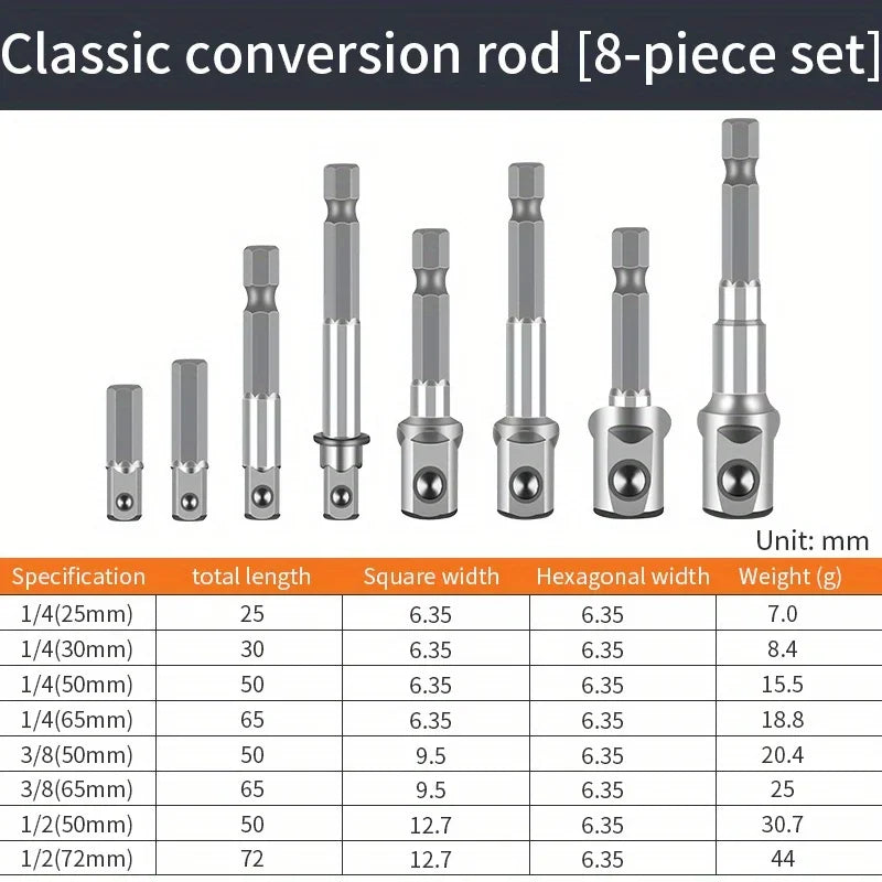 Internal Hexagonal Handle Universal Drill Bit Screwdriver Impact