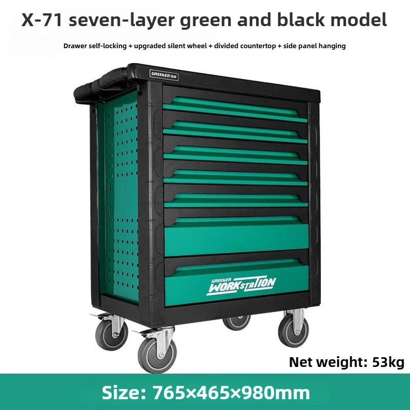 Heavy-Duty Multi-Function Auto Repair Tool Cart & Cabinet
