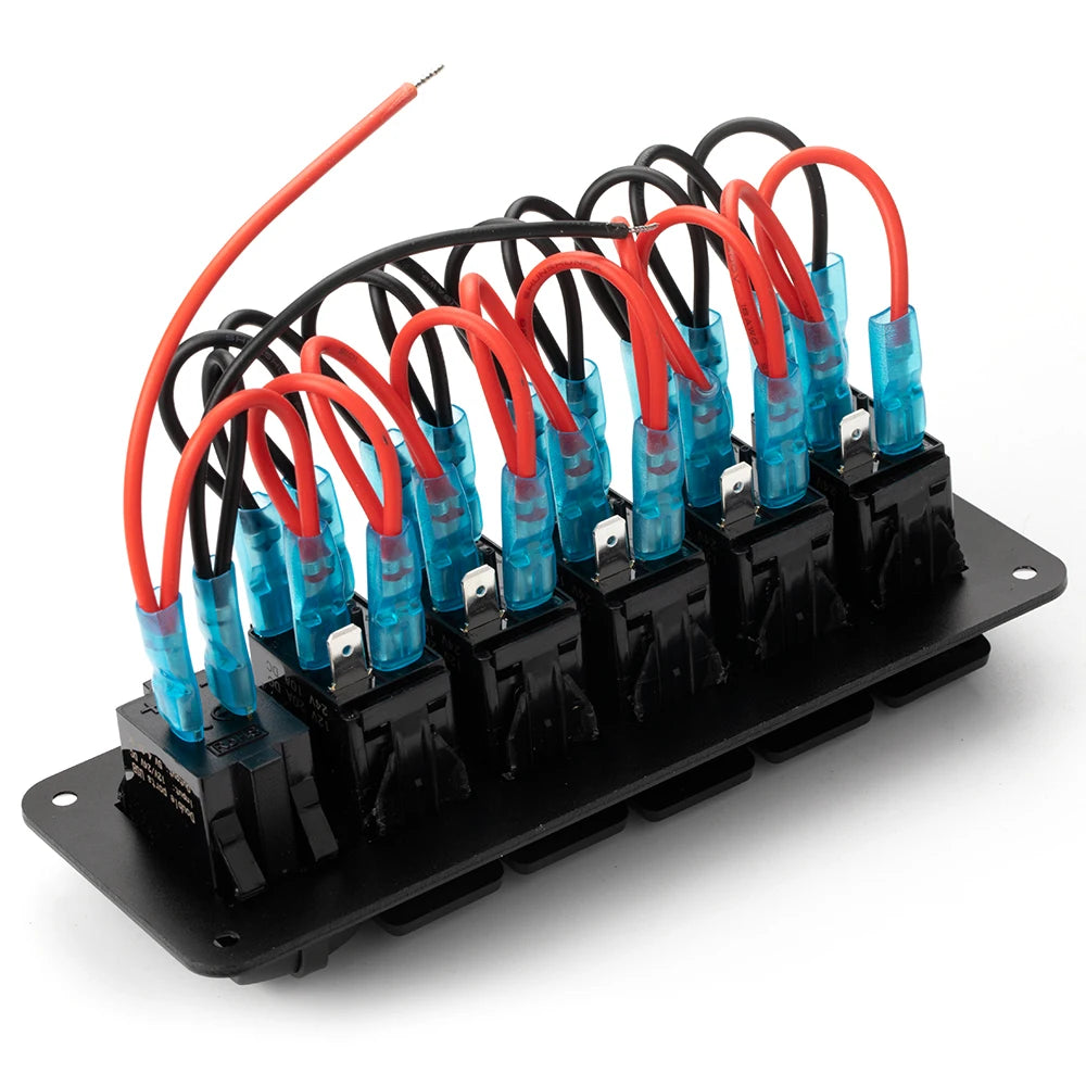 2 3 4 5 6 8 Gang Waterproof Marine Switch Panel 12V With 4.2A Dual