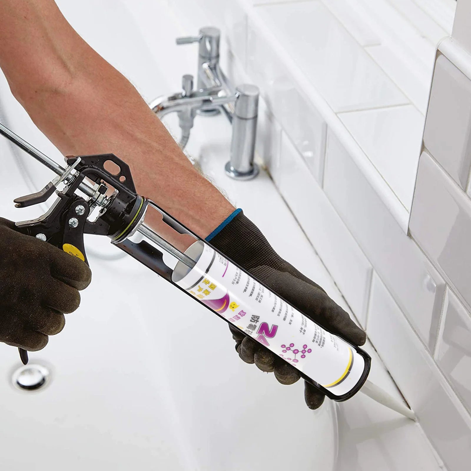 280Ml Waterproof Sealant Silicone Caulk For Bathroom Transparent