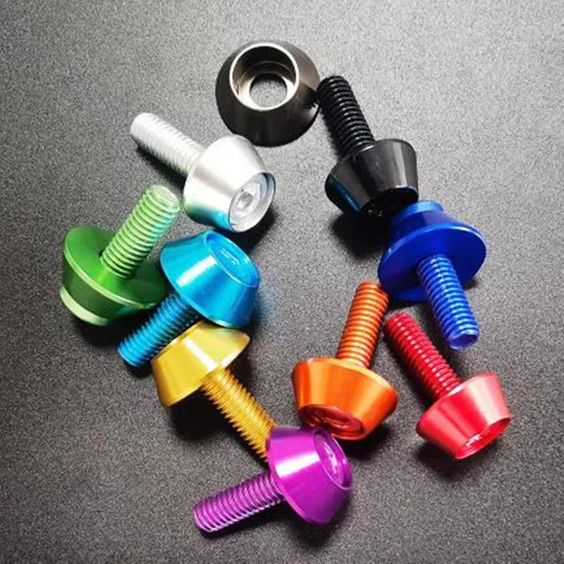 10pcs aluminum allen scerw din912 M2 M2.5 M3 M4 M5 M6 colourful