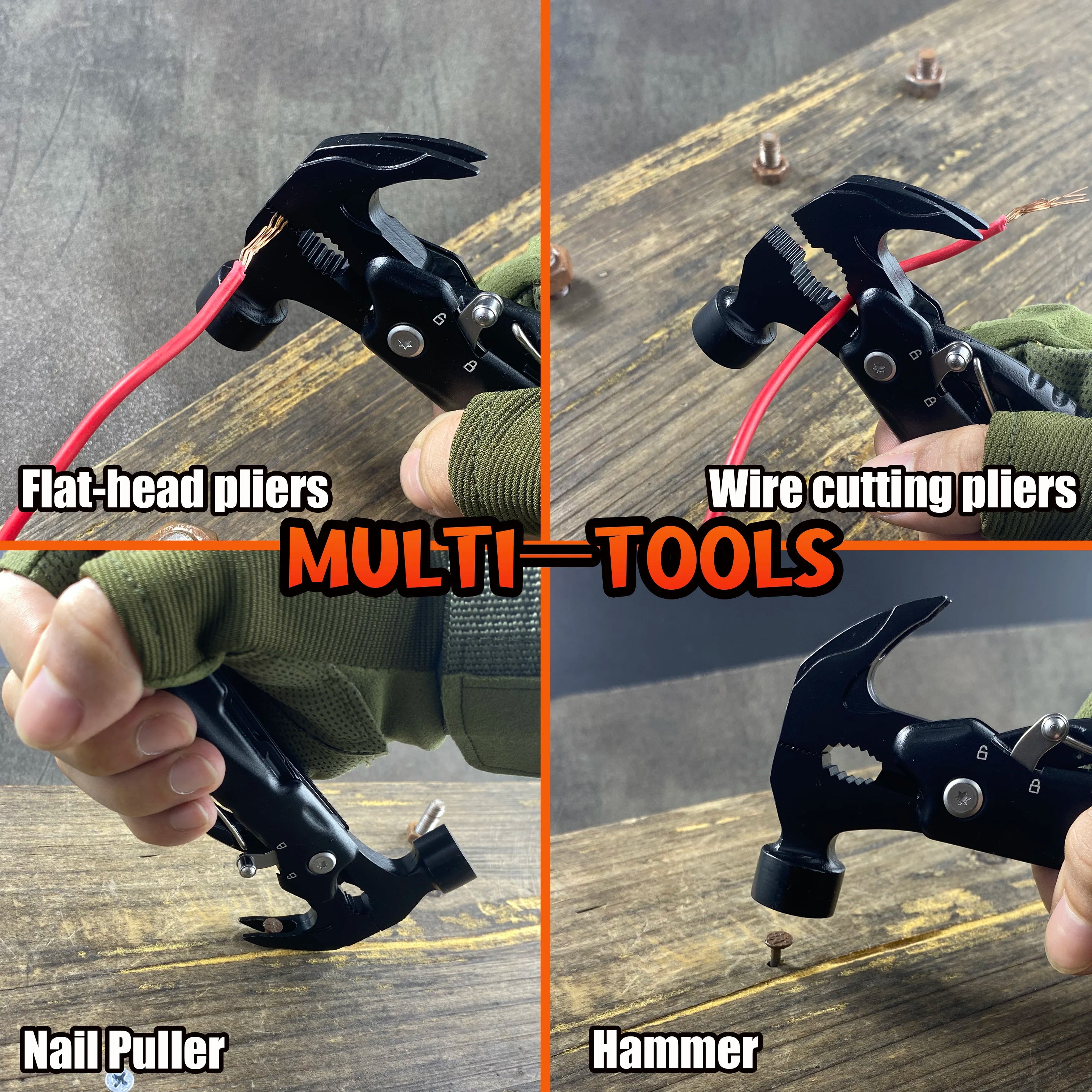Multi-functional claw hammer, multi-purpose mini hammer