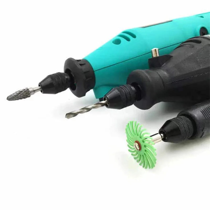 0.3mm-8.0mm Mini Keyless Chuck Electric Drill Bits Collet Converter