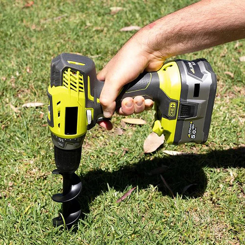 Garden Auger Drill Bit for Planting Solid Shaft Bulb Auger,Heavy Duty