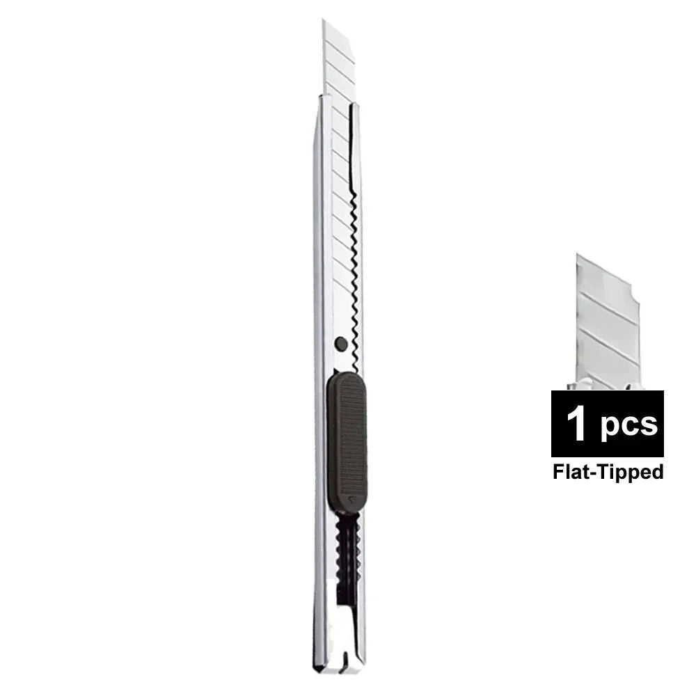 1/5/10Pcs Utility Knife Stainless Steel Paper Cut Box Cutter Tools
