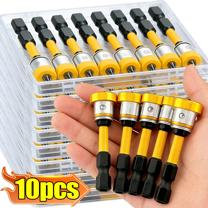 Magnetic Positioning Screwdriver Bits for Plasterboard Drywall Screw
