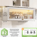 Hydraulic Under-Cabinet Spice Rack – No-Drill Wall-Mounted Storage