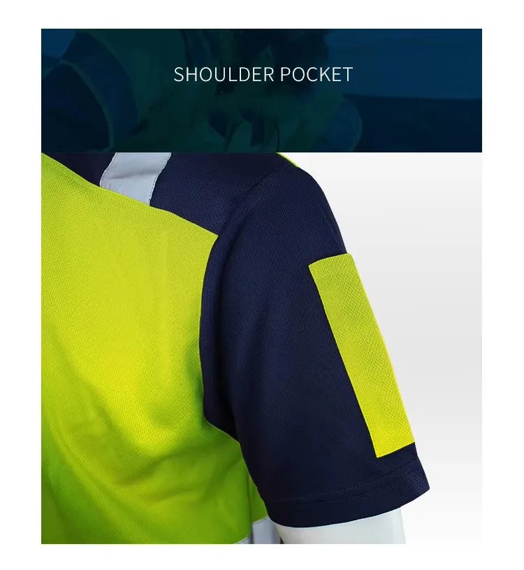 Men's Workwear Shirts Long Sleeve Hi Vis Shirts Workwear Hi Vis Work
