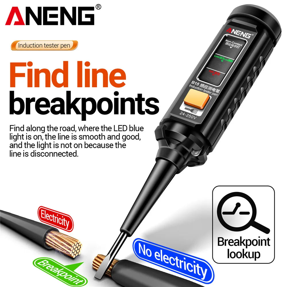 Multimeter Tester Pen Suit ANENG Multimeters 1999 Counts 24-250V