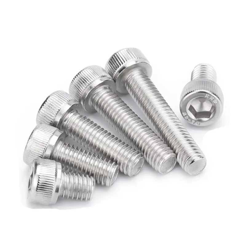 M3 M4 M5 M6 M8 Socket Cap Screws Stainless Steel Hex Allen Key Bolts